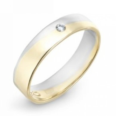 Обручальное кольцо R01-WED-00021-М12242 - Ювелирный бренд Московский ювелирный завод в Липецке...