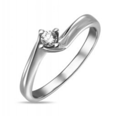 Помолвочное кольцо R01-SOL50-010-G2-М12251 - Ювелирный бренд Московский ювелирный завод в Липецке...