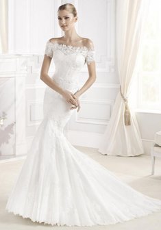 Свадебное платье П56532. Силуэт Русалка (Рыбка), длинное со шлейфом.