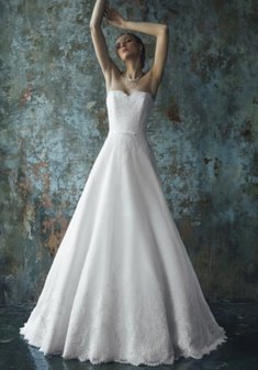 Свадебное платье К56806. А-силуэт, длинное без шлейфа.